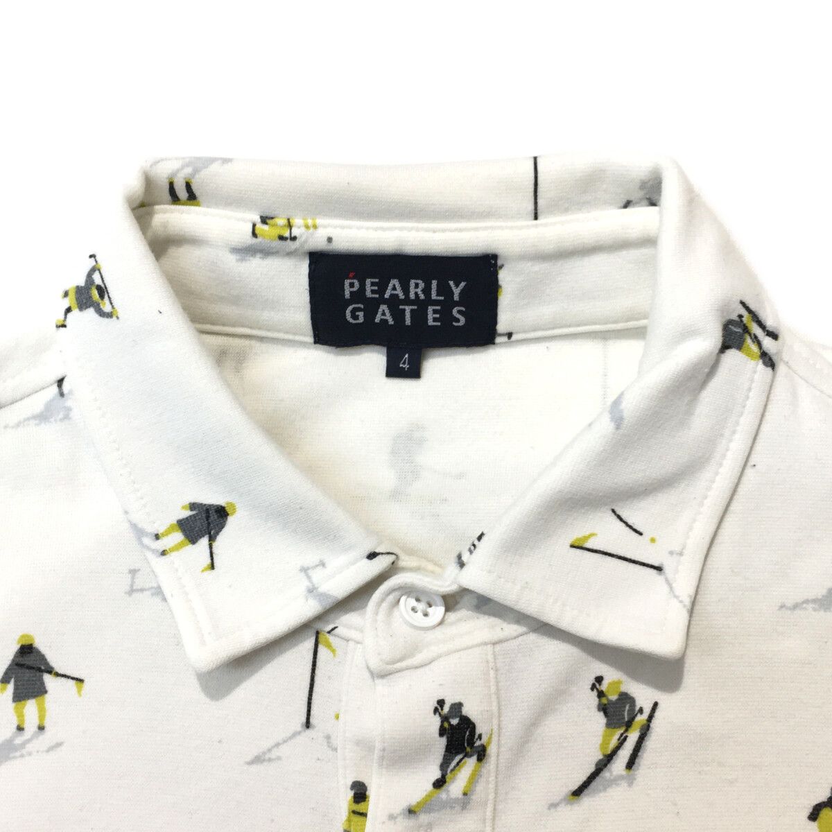 中古 メンズ パーリーゲイツ PEARLY GATES 長袖ポロシャツ 4(M