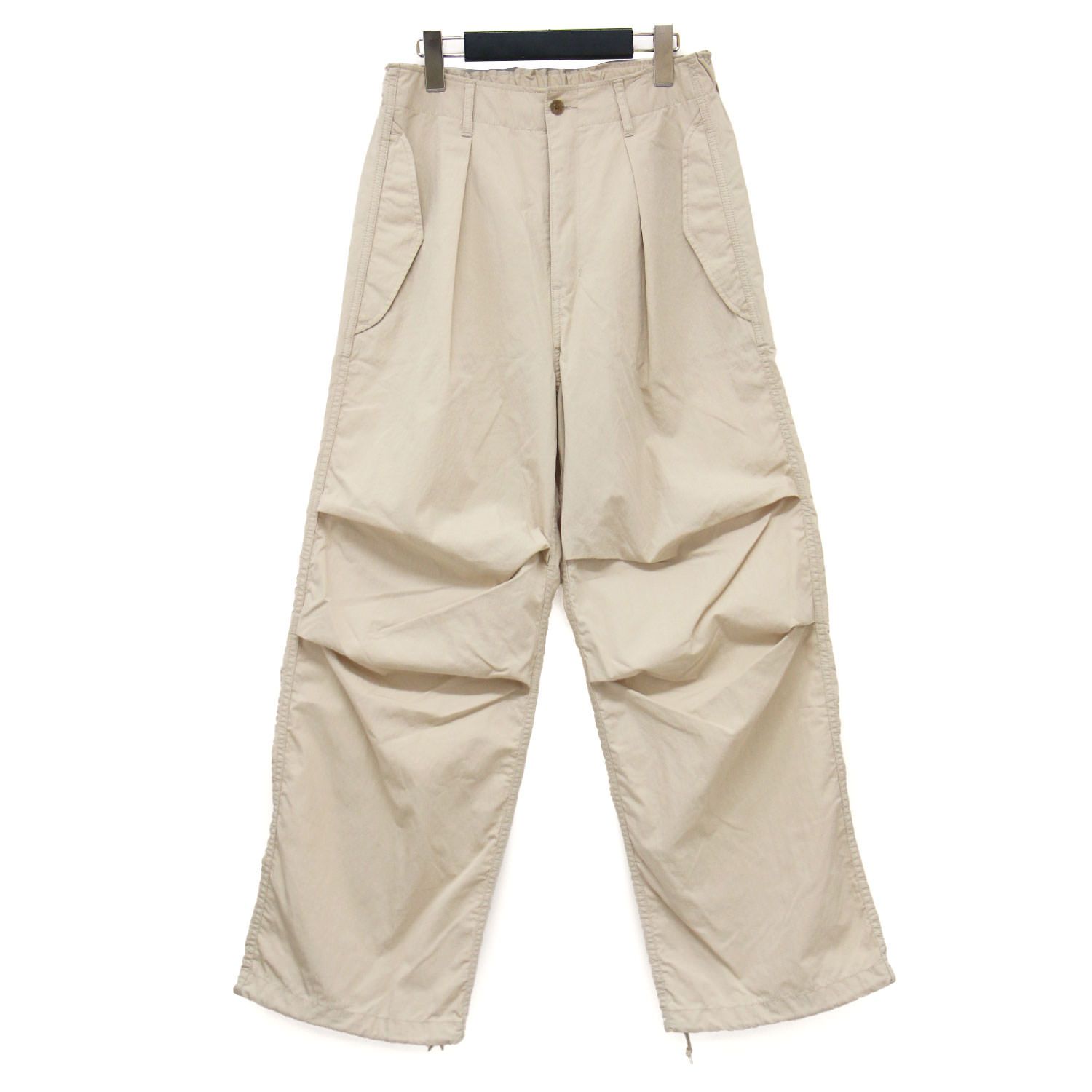 MUSE de Deuxieme Classe ミューズ ドゥ ドゥーズィエムクラス パンツ ベージュ サイズ:36(S) | 23秋冬 ミリタリー カーゴパンツ / スノーカモパンツ | ウエストゴム コットン ナイロン【レディース】【】