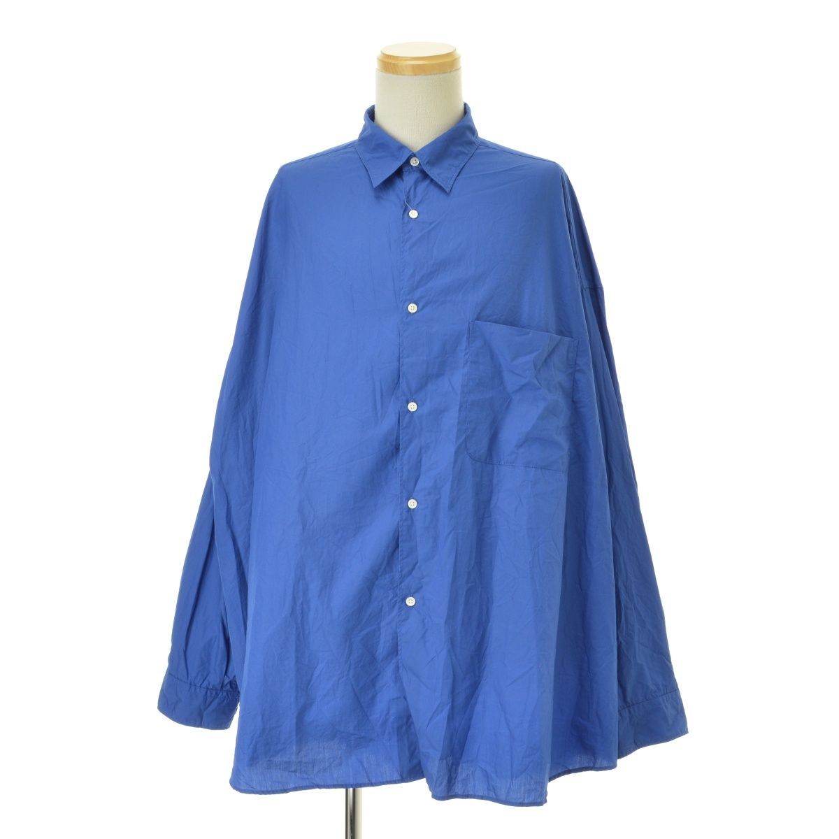 Graphpaper】23SS GM231-50080C Broad L/S Oversized Regular Collar