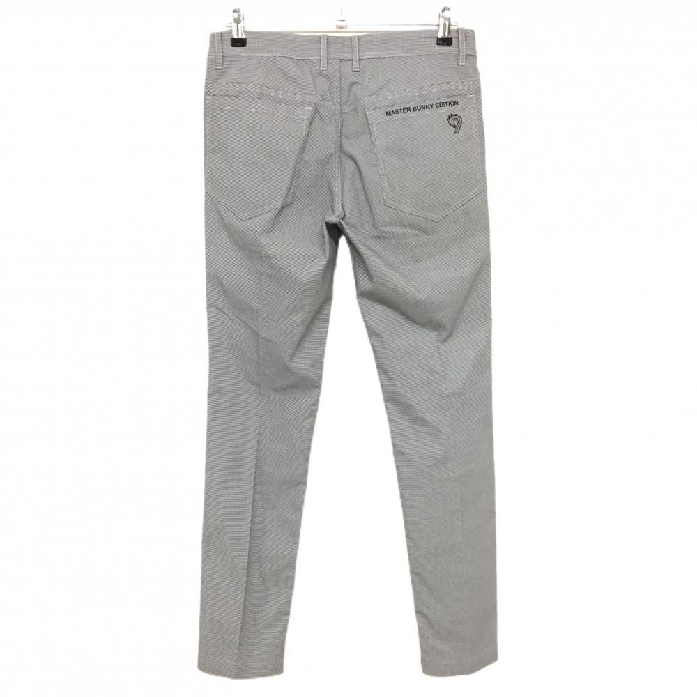 マスターバニー パンツ グレー系 地模様 ロゴ黒刺しゅう メンズ 4 M ゴルフウェア MASTER BUNNY EDITION