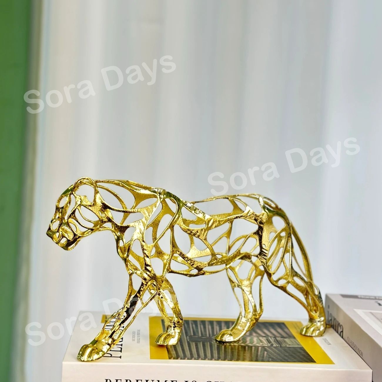 置物 オブジェ レオパード ヒョウ インテリア 部屋飾り おしゃれ