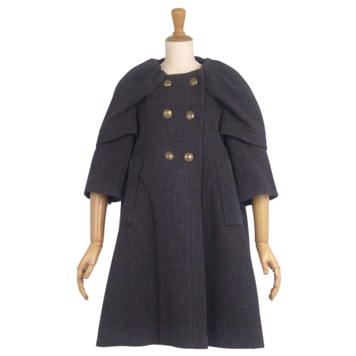ルイヴィトン LOUIS VUITTON コート ロングコート ウール ア