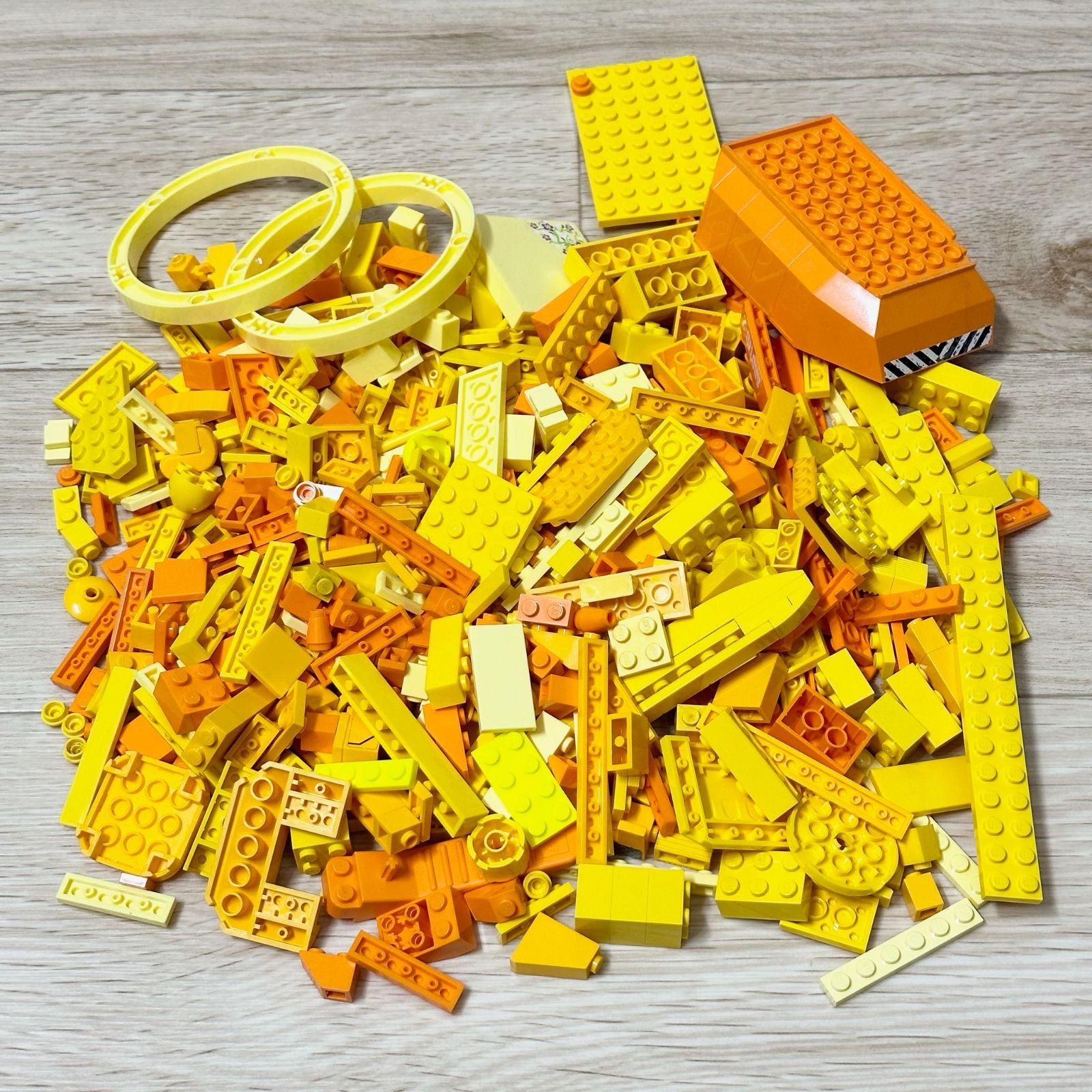 LEGO レゴ イエロー 黄色 オレンジ系 中古 パーツ ブロック ラウンド 