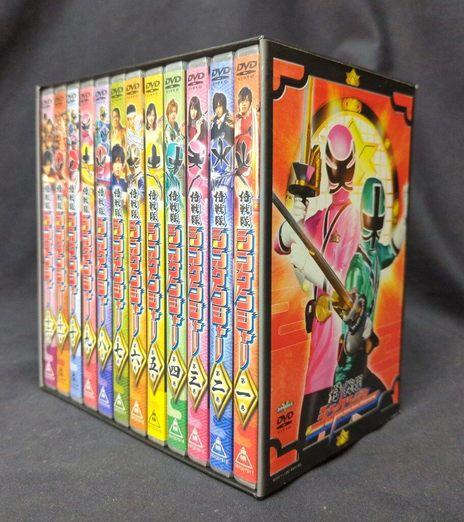 特撮DVD スーパー戦隊 初回 侍戦隊シンケンジャー 全12巻 セット