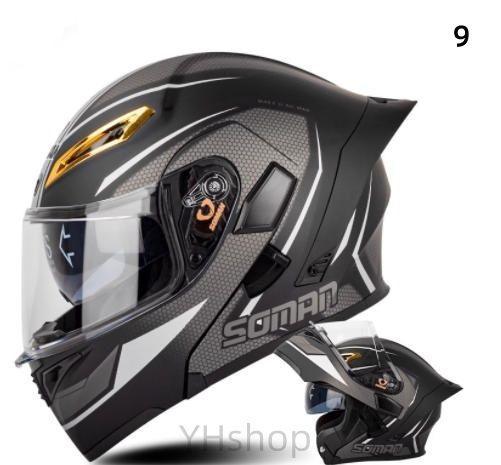 バイク用ヘルメット インナーバイザー付き