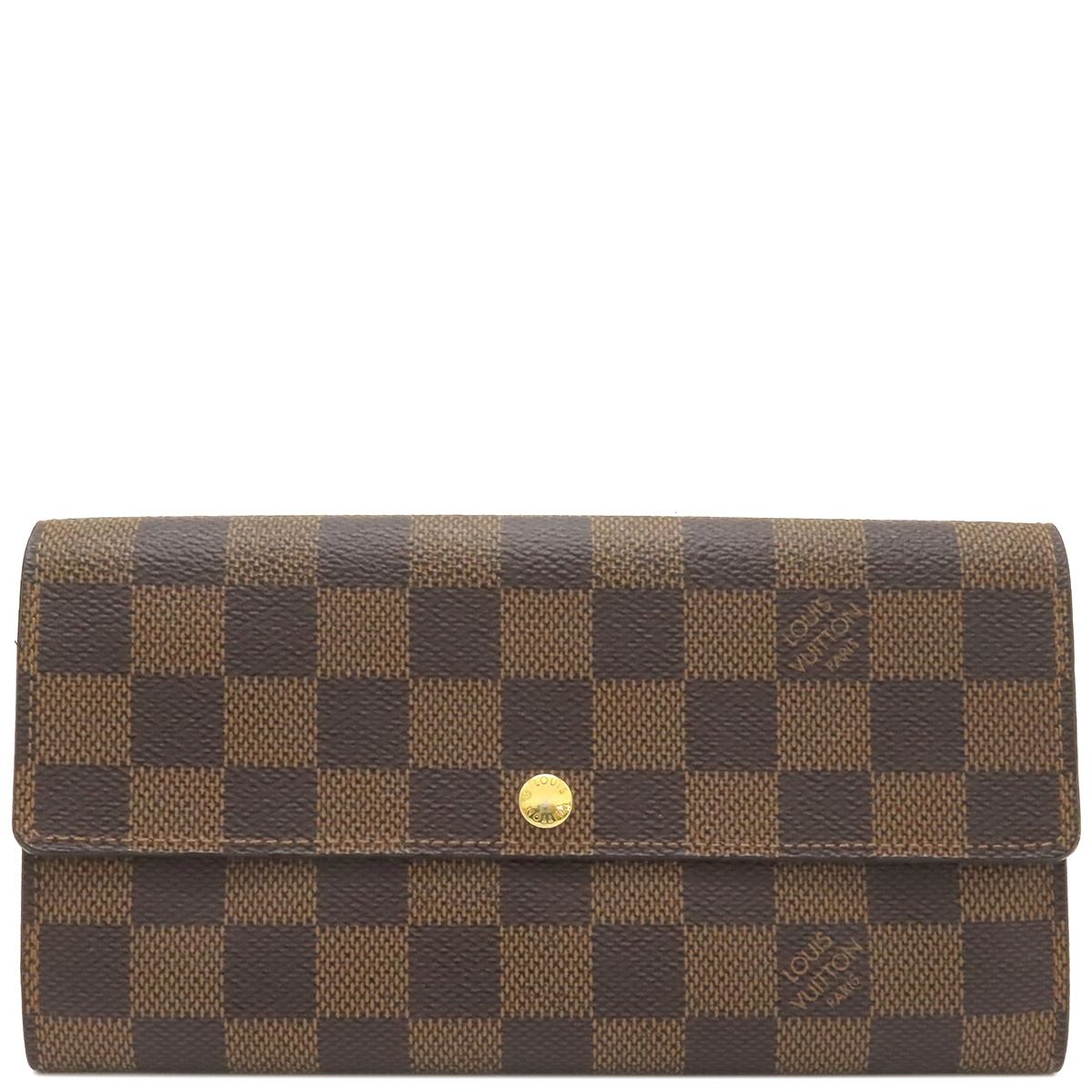 ルイヴィトン LOUIS VUITTON 長財布 ポルトフォイユ サラ ダミエ