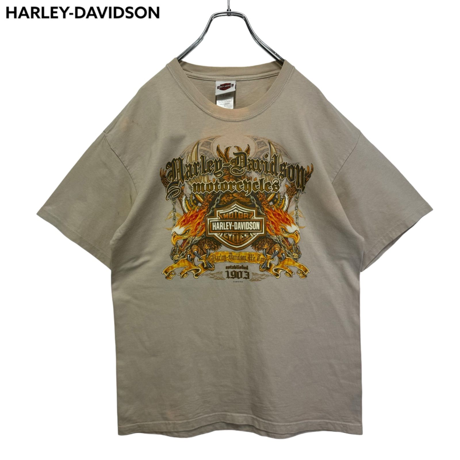 USA製 HARLEY-DAVIDSON ハーレーダビッドソン Hanes ヘインズ 両面 