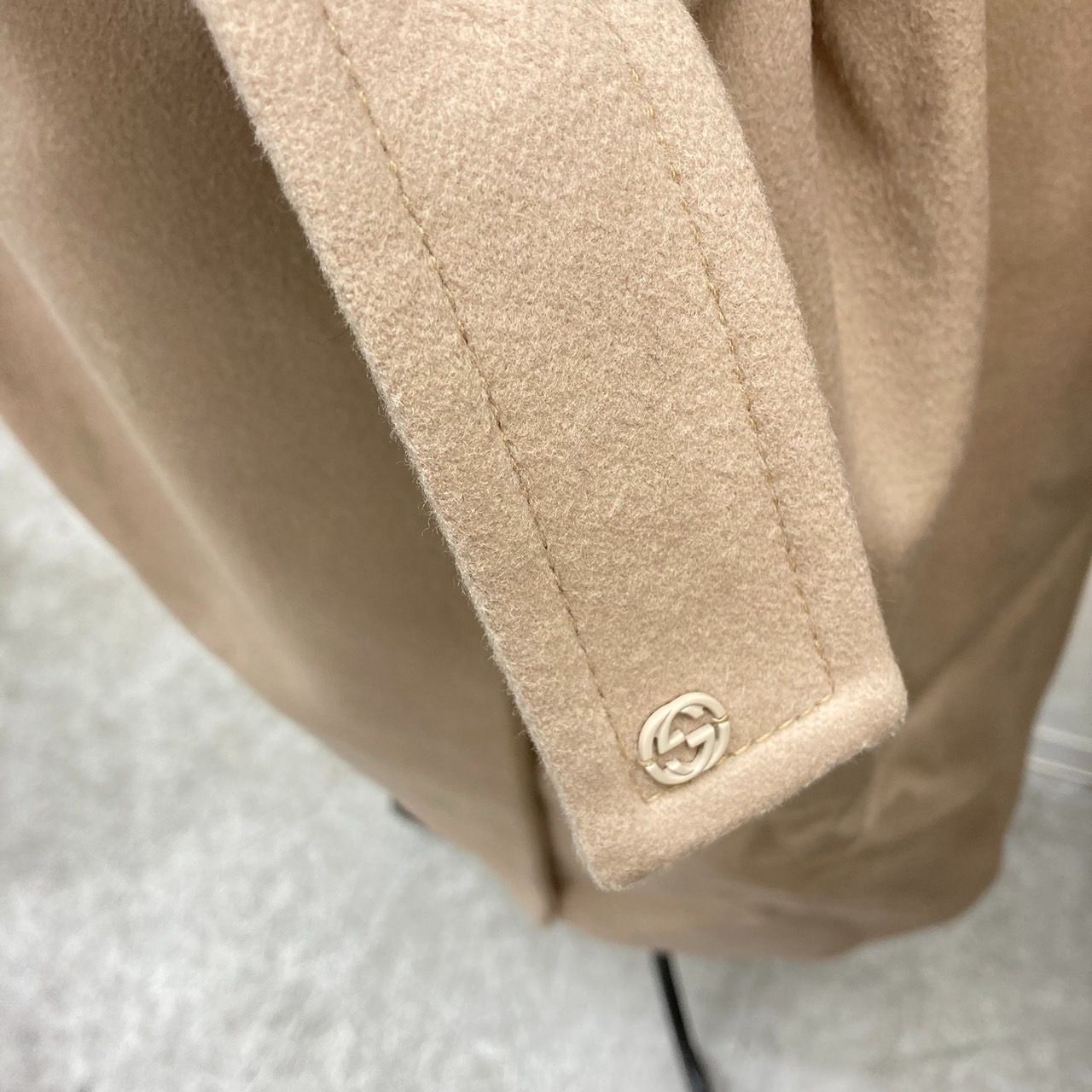 GUCCI　チェスターコート　ベージュ　38 GUCCI（グッチ）チェスターコート ベージュ サイズ:48(L位