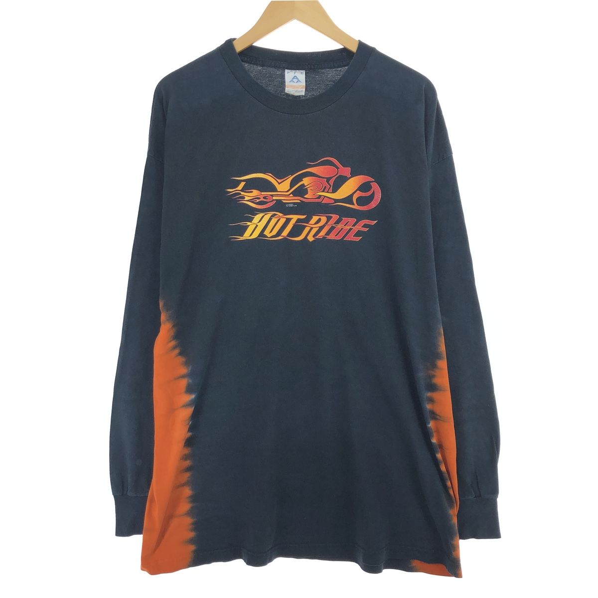 古着 PFD ドクロ柄 スカル柄 ロングTシャツ ロンT メンズXL/eaa452398