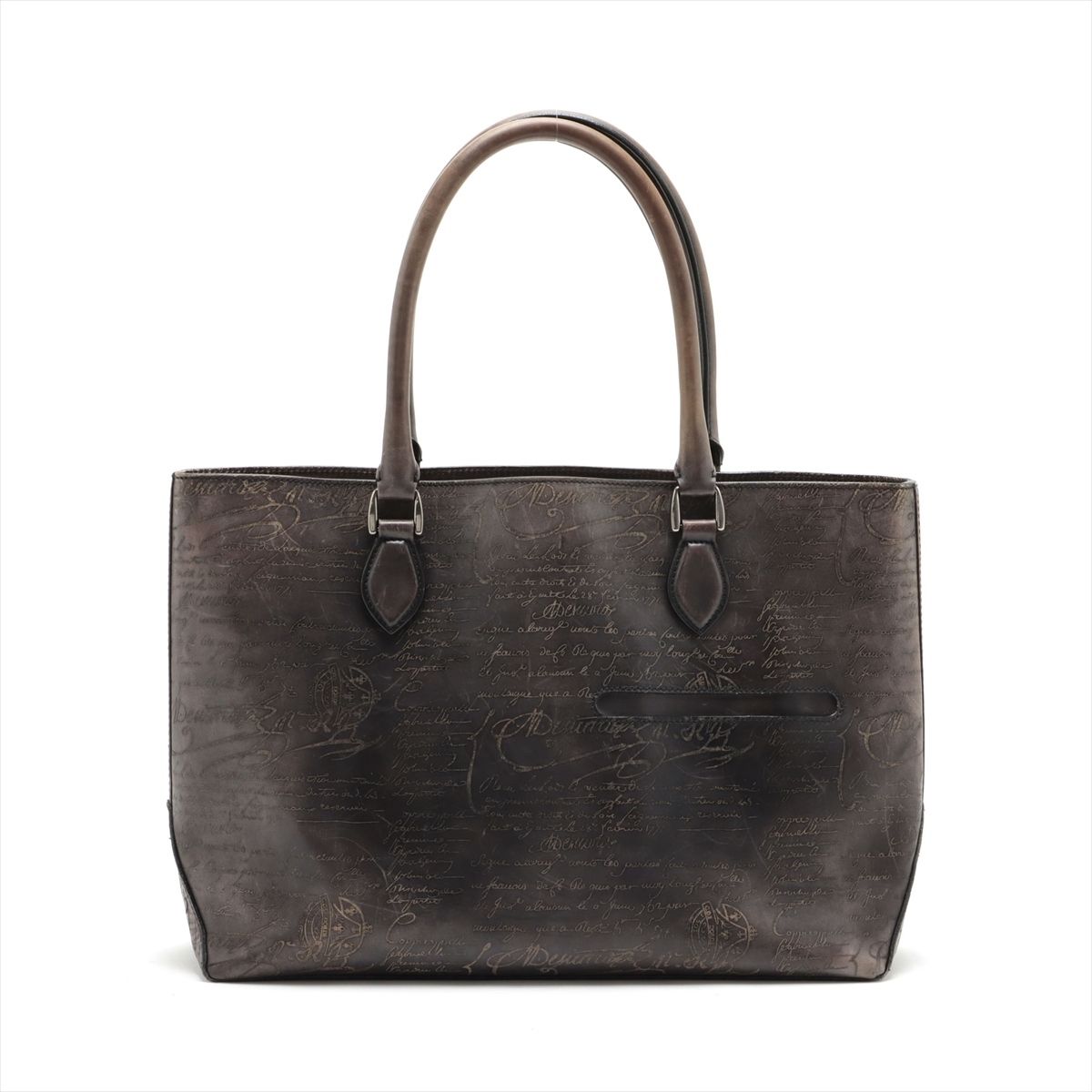 美品 ベルルッティ カリグラフィ トゥジュール レザー トート バッグ  