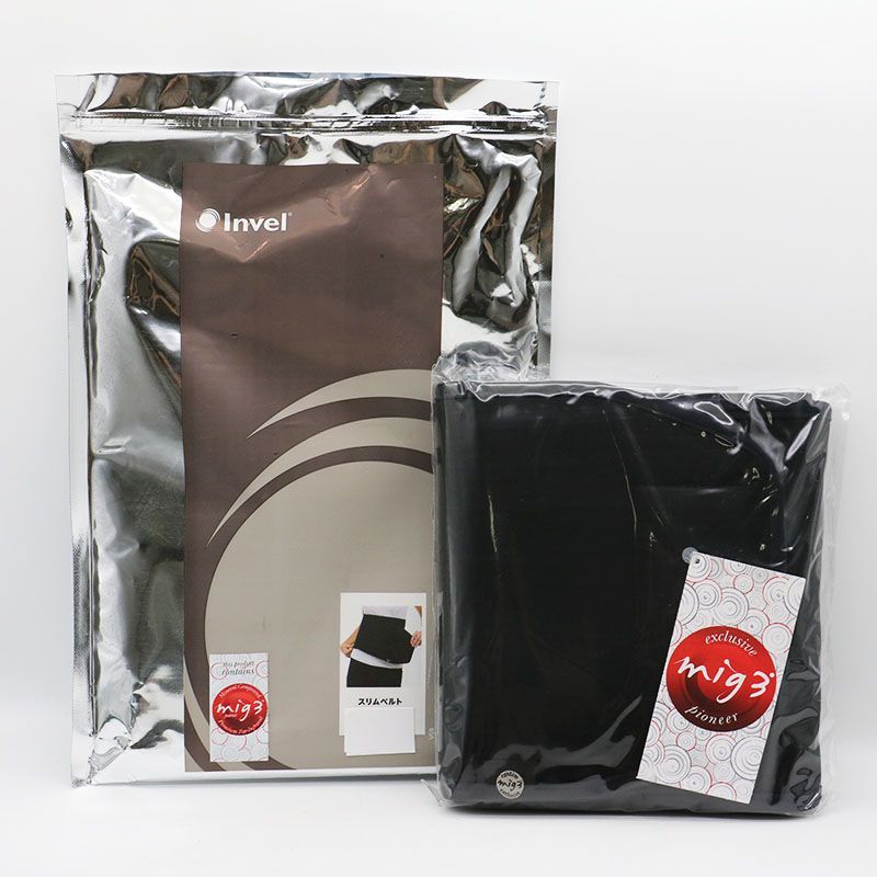 ♥ インヴェル Invel スリムベルト 黒 mig3 invel ベルト WAIST SHAPER ABDOMINAL ユニセックス ワンサイズ Black MR7-09-170