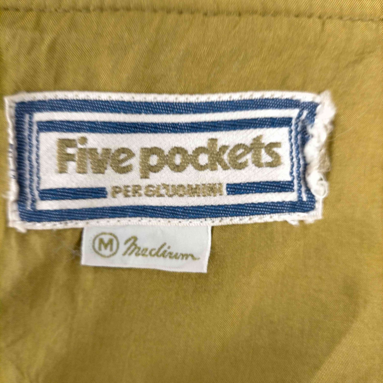 ファイブポケット FIVE POCKETS シルク ジップアップブルゾン メンズ M