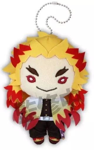 中古】ぬいぐるみマスコット・ぬいぐるみバッジ 煉獄杏寿郎 にとたん