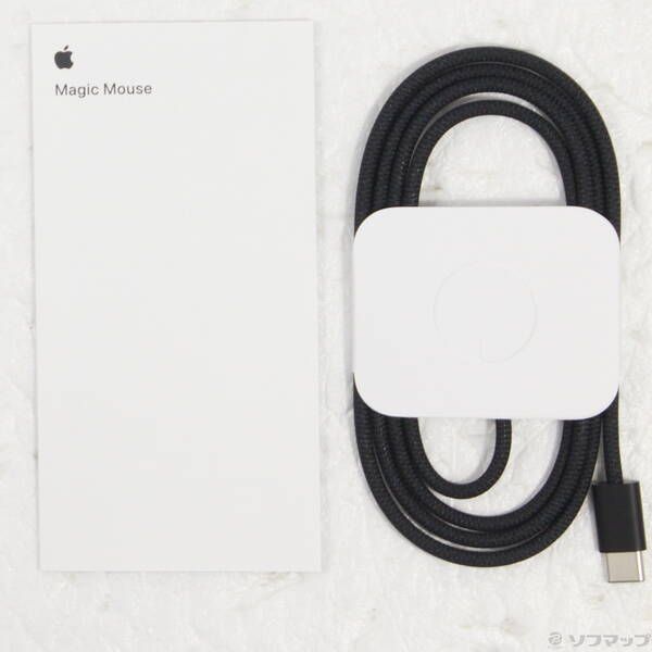 〔 品〕 Magic Mouse USB-C ブラック Multi-Touch対応 MXK63ZA A 349