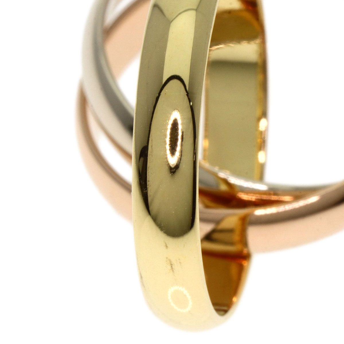 CARTIER カルティエ トリニティ MM #51 リング・指輪 K18YG K18PG  