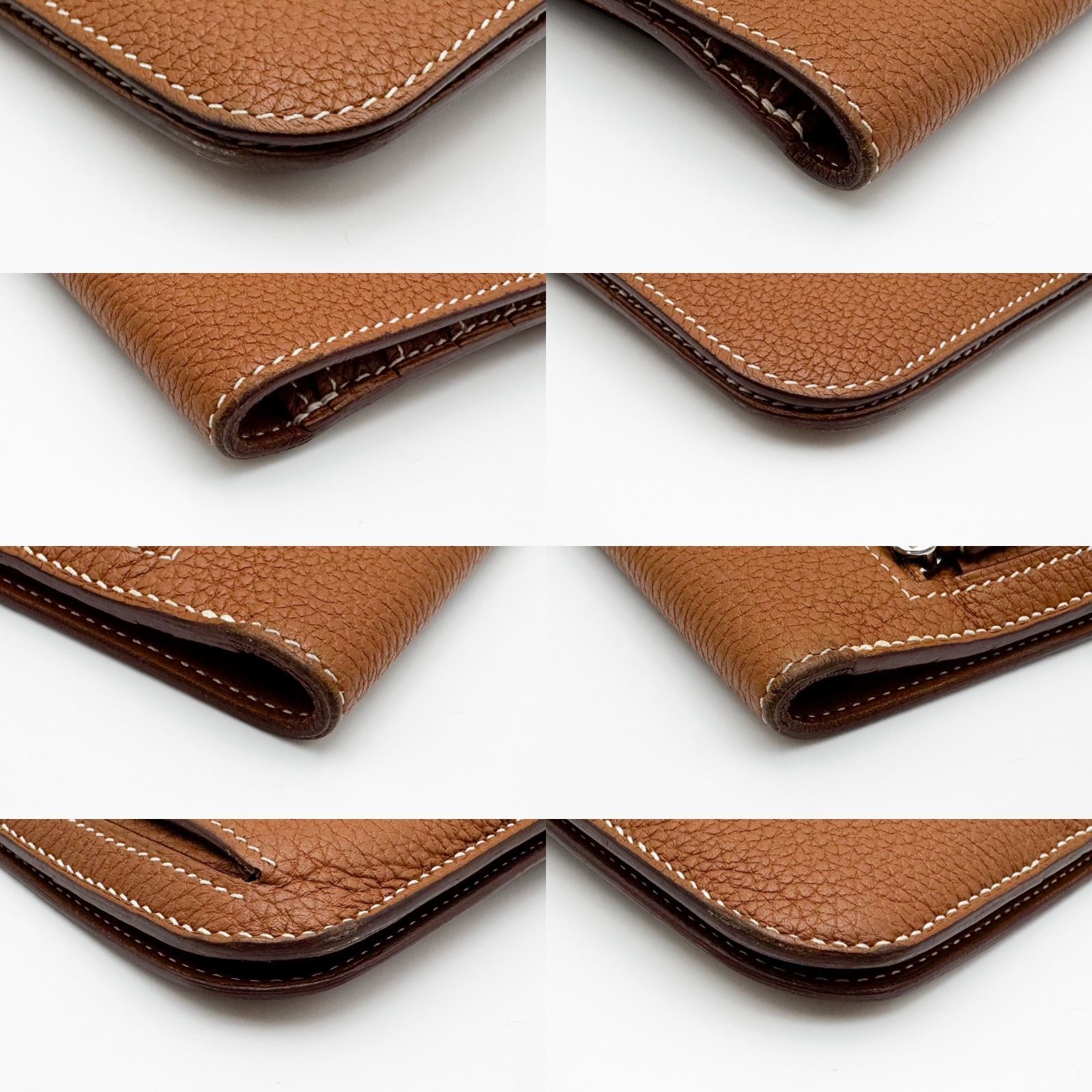 HERMES / ドゴンロング エトゥープ トゴ 長財布 C刻印 エルメス HERMES ドゴンロング エトゥープ トゴ C刻印 長財布 二