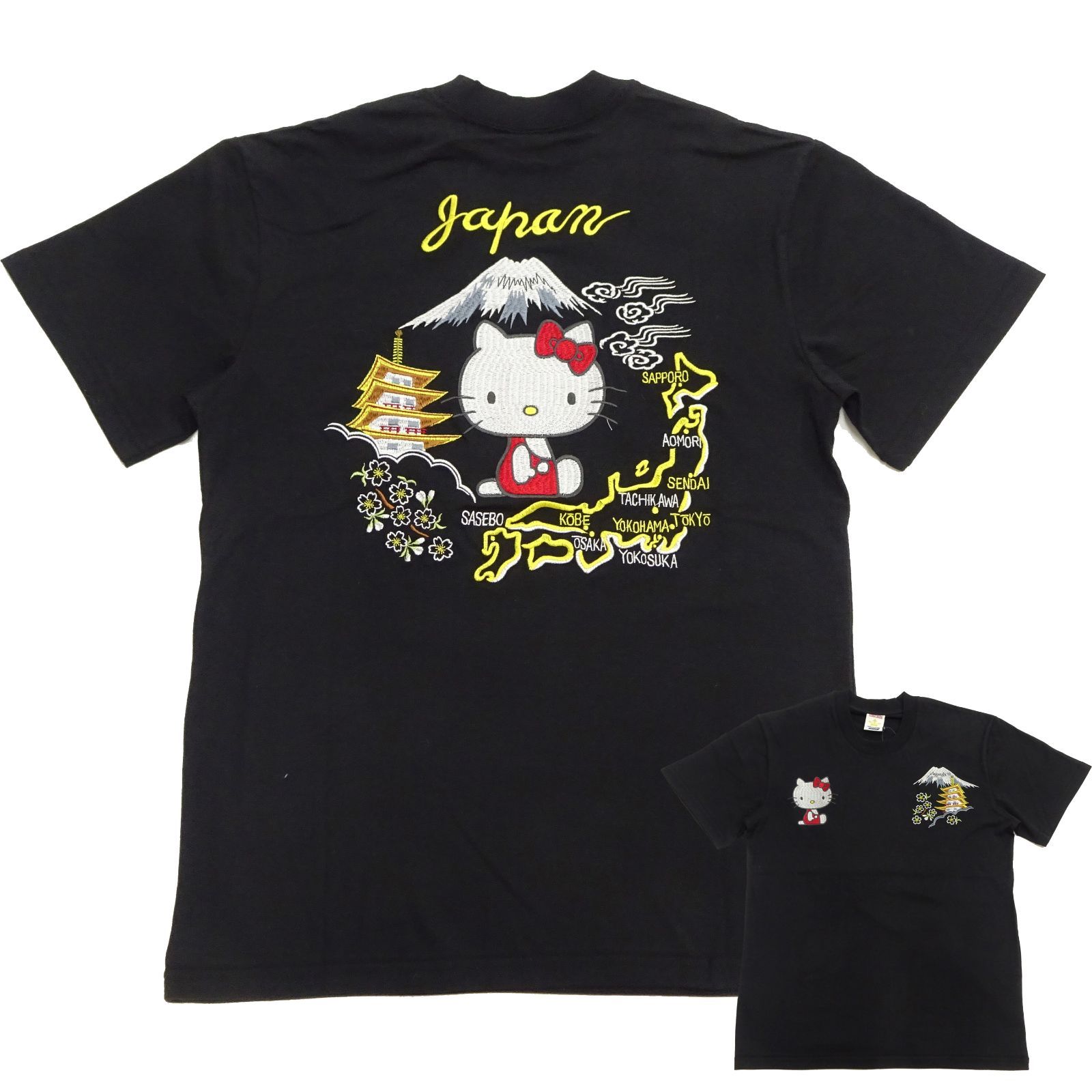 ハローキティ テンストライク 半袖Tシャツ キティちゃん 富士