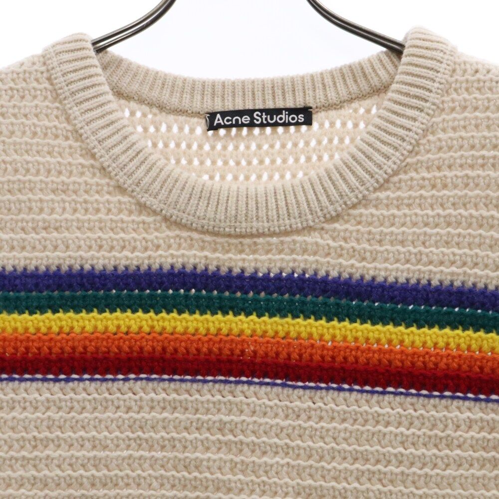 Acne Studios (アクネ ストゥディオズ) レインボーライン クルーネック