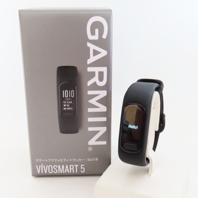 K05-t006 動作確認済 GARMIN ガーミン VIVOSMART 5 スマートアクティビティトラッカー ブラック サイズS-M K05-t006 動作確認済 GARMIN ガーミン VIVOSMART 5 スマート