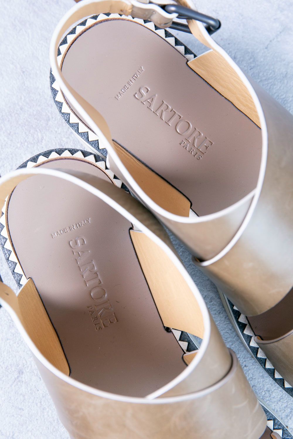 SARTORE サルトル　サンダル SARTORE サルトル サンダル 35 1/2 ブラウン スエード 靴