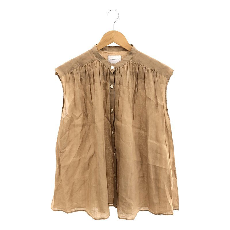 ユナイテッドアローズUWCS ラミーキャップスリーブブラウス UNITED ARROWS - 専用 ユナイテッドアローズ UWCS ラミーキャップ