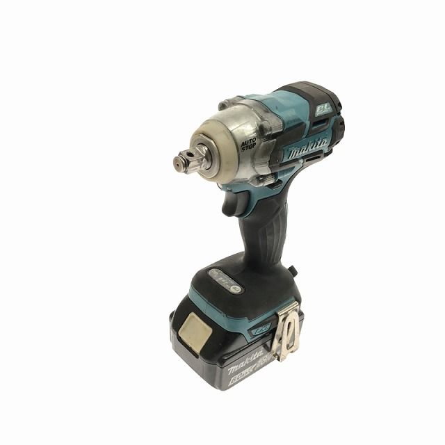 ☆中古動作品☆ makita マキタ 18V 充電式インパクトレンチ TW285D バッテリ1個(BL1860B)付き 電動工具 93096