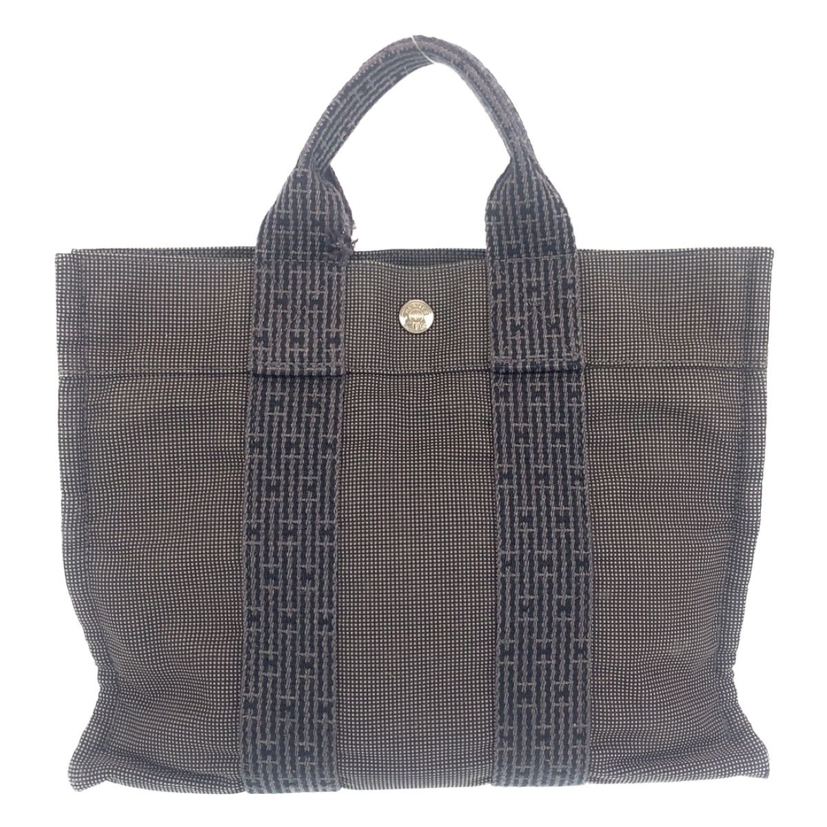 HERMES エルメス エールライン カバス キャンパス トートバッグ HERMES エルメス エールラインカバス トートバッグ キャンバス