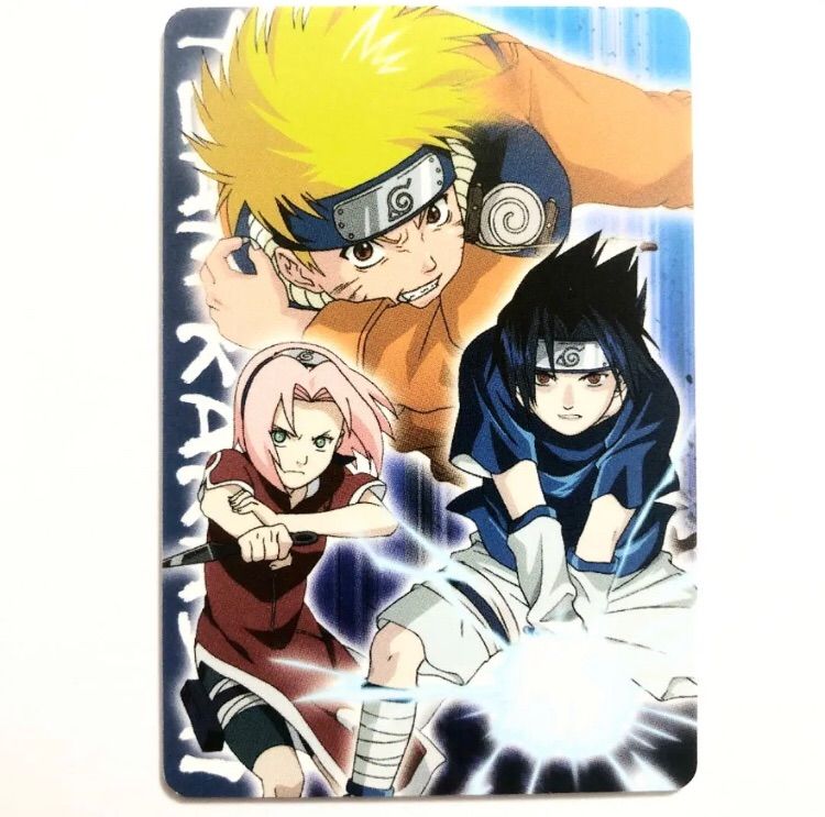 NARUTO プラスチックカード グミ イタチ＆サスケ オープニング③ ◇激