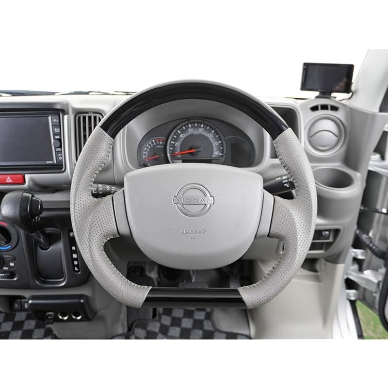 在庫セール TRISTAR S エブリイ バン DA17V D型 ガングリップ ステアリング ハンドル ピアノブラック 0