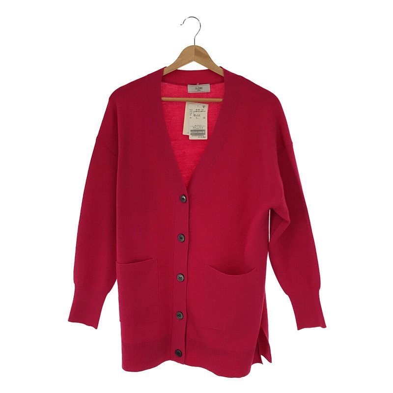 【美品】  ​SLOBE IENA / スローブイエナ | ウォッシャブル ミラノリブ カーディガン | F | ピンク | レディース 追加》ウォッシャブルミラノリブカーディガン | スローブ イエナ(SLOBE
