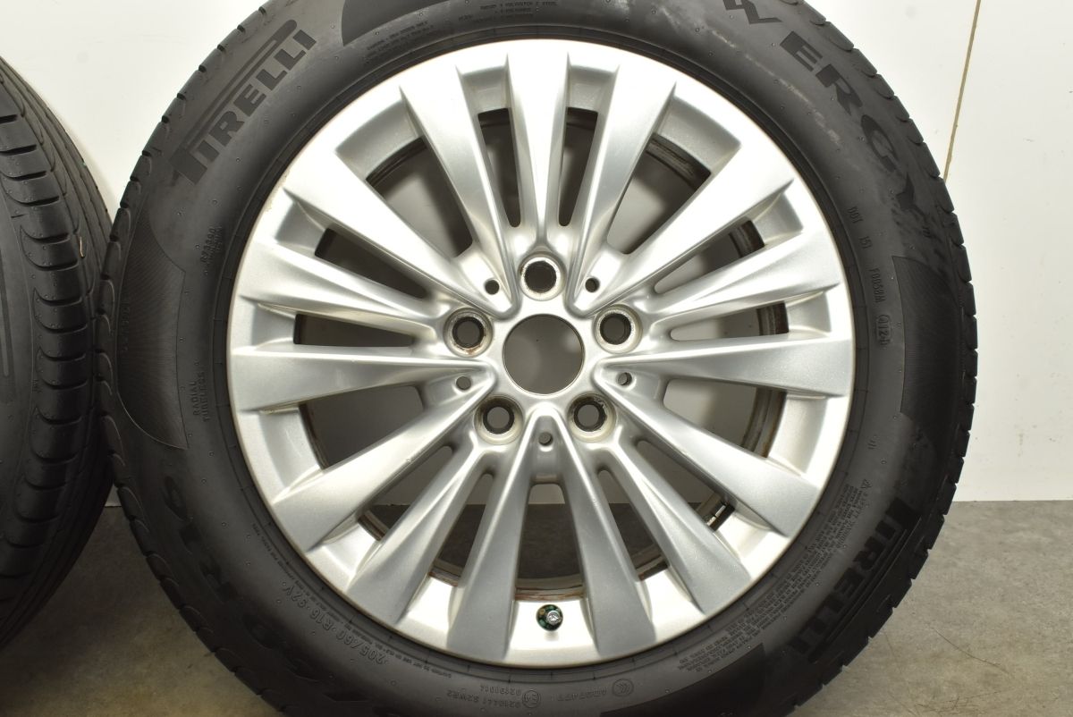 【Ris】BMW 　F45 純正 16インチ ホイールセット 205/60 正規品】BMW F45 2シリーズ 純正 マルチスポーク475 16in 7J +52