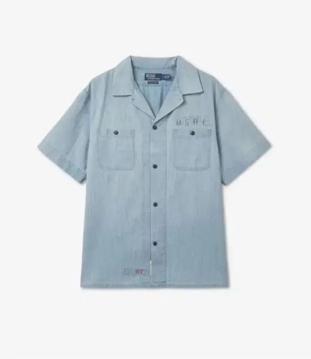POLO RALPH LAUREN ポロラルフローレン インディゴブルー シャンブレー シャツ L