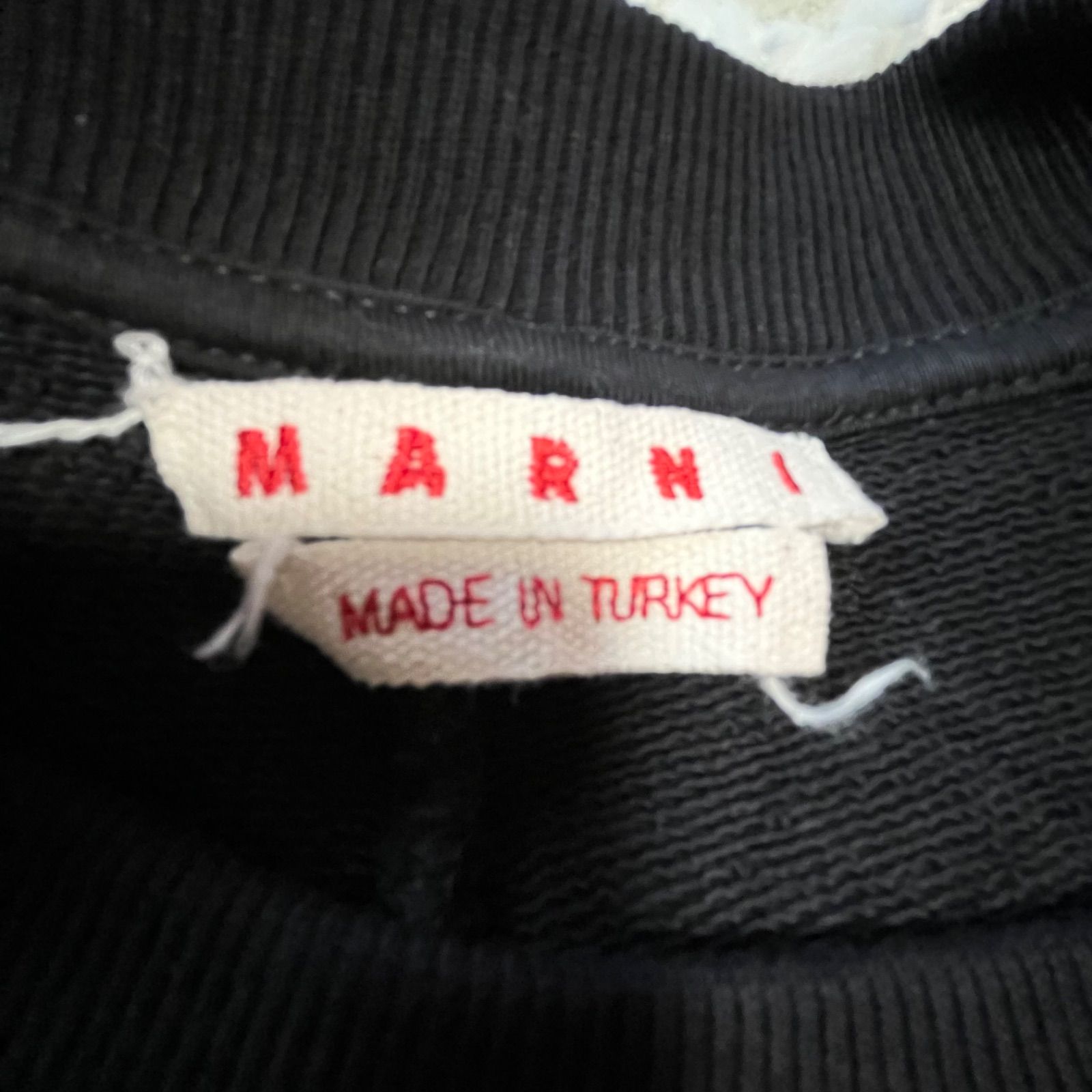 MARNI(マルニ) ロゴ 長袖スウェットプルオーバー 新品未使用 タグ付き MARNI KIDS マルニ キッズ トレーナー M01322 M00V3 レディース