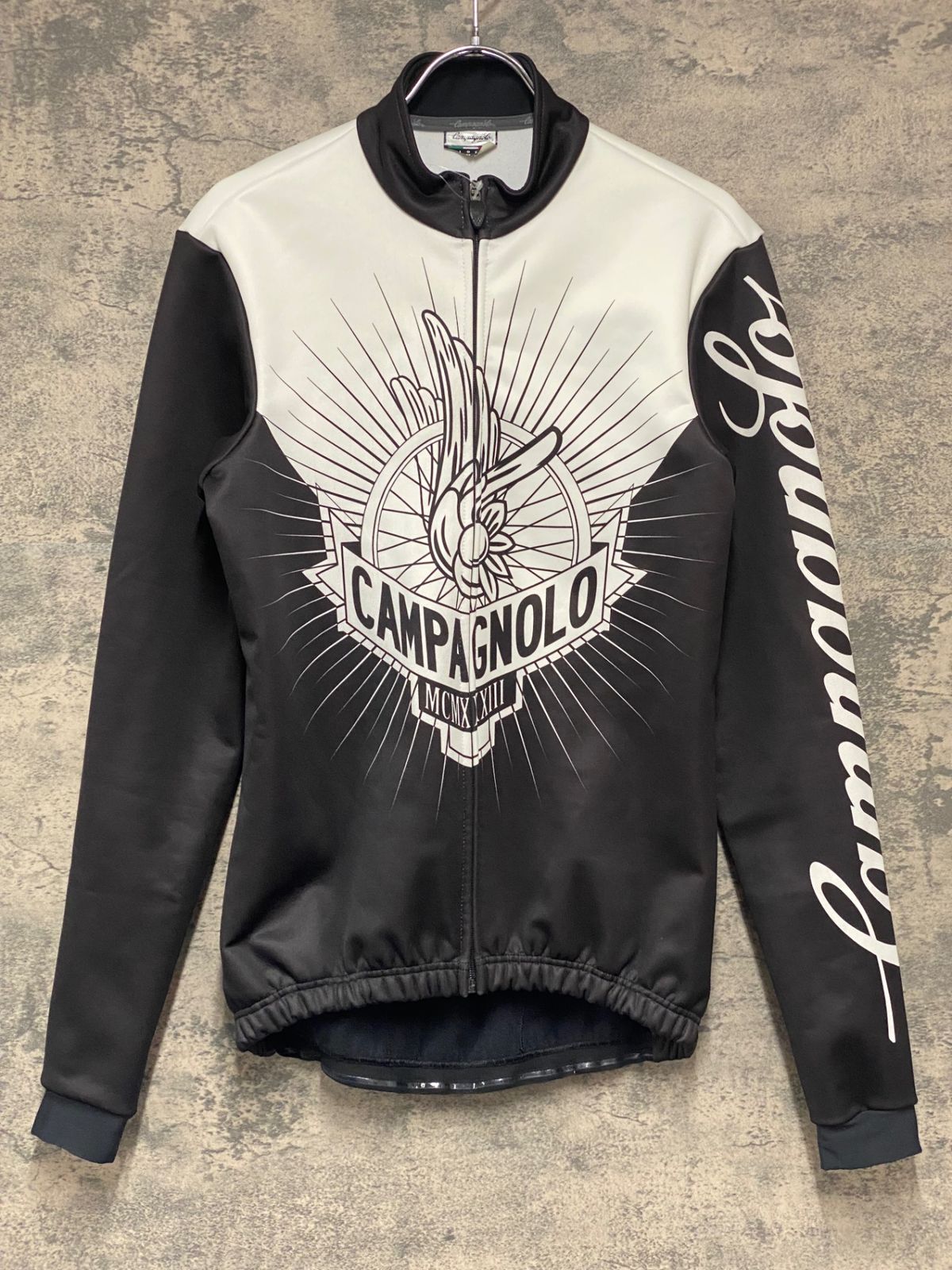 JA616 カンパニョーロ CAMPAGNOLO 長袖 サイクルジャケット 白 裏起毛