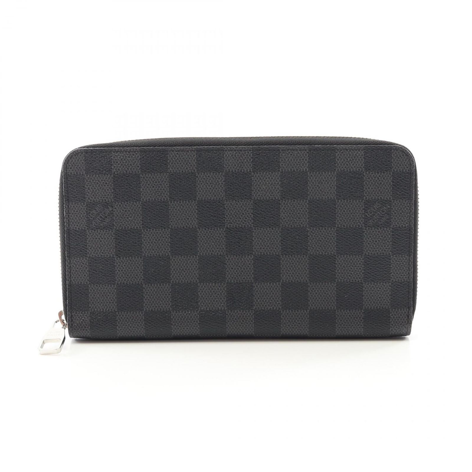 ルイ ヴィトン LOUIS VUITTON ラウンド長財布 ジッピーオーガナイザー ダミエグラフィット N63077 PVCコーティングキャンバス ジッピー オーガナイザー メンズ Used A