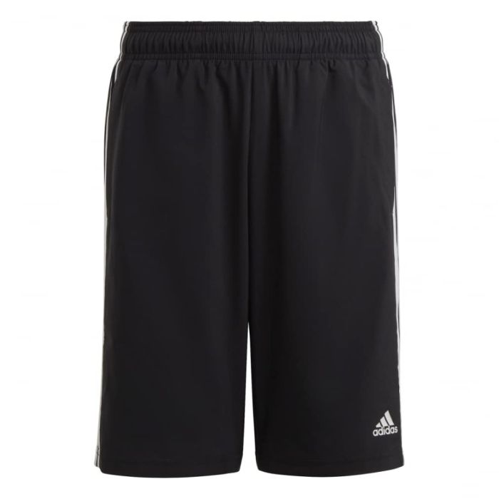 【新品・5営業日で発送】アディダス adidas YATH U 3S ウーブンショーツ 品番:ECO36 カラー:ブラック/ホワイト(HR6332) サイズ:J150