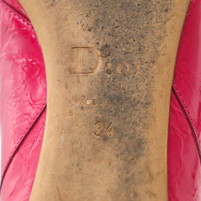 クリスチャンディオール バレエシューズ サブリナシューズ 靴 イタリア製 レディース 34サイズ ピンク Christian Dior クリスチャンディオール バレエシューズ サブリナシューズ 靴