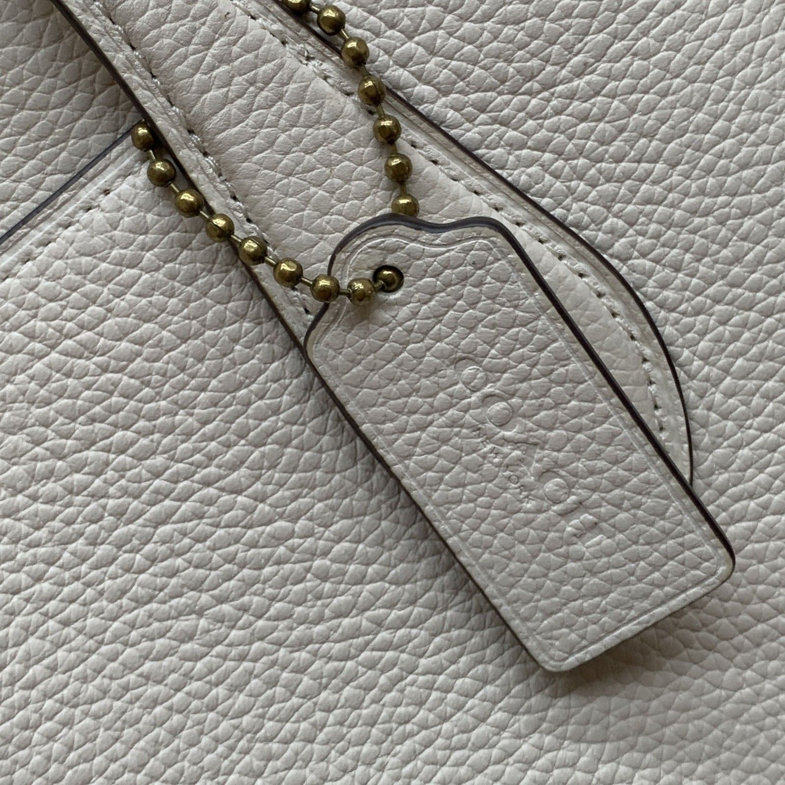 未使用保管品 コーチ COACH ターンロック レザー トートバッグ 