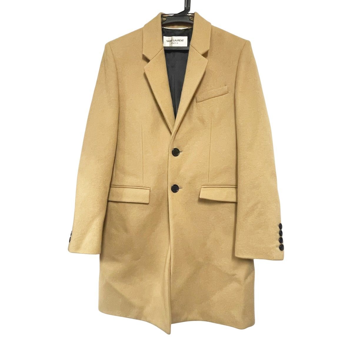 中古】 Saint Laurent サンローラン チェスターコート ベージュ 627382 