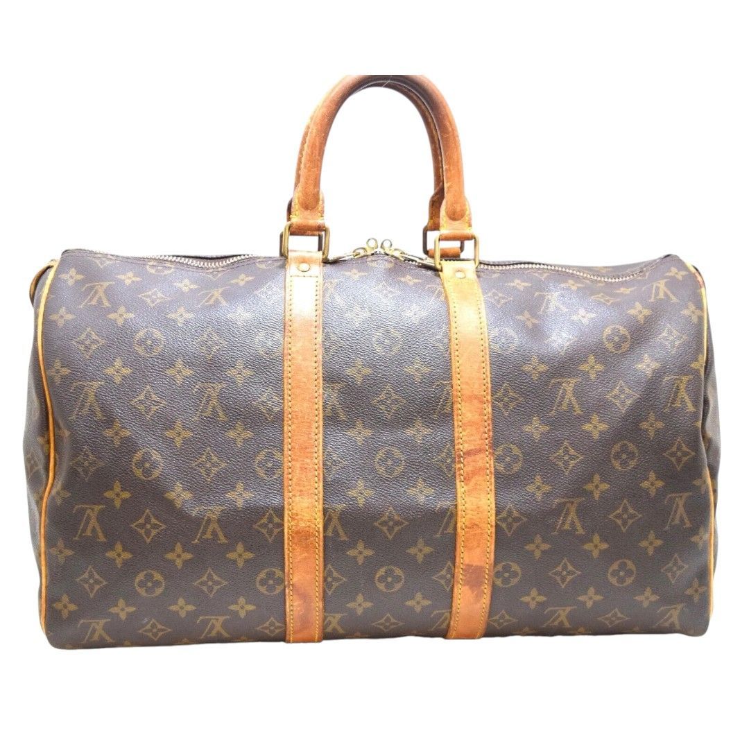 バーバリー ボストンバッグ オールレザー ノバチェック 黒 大容量