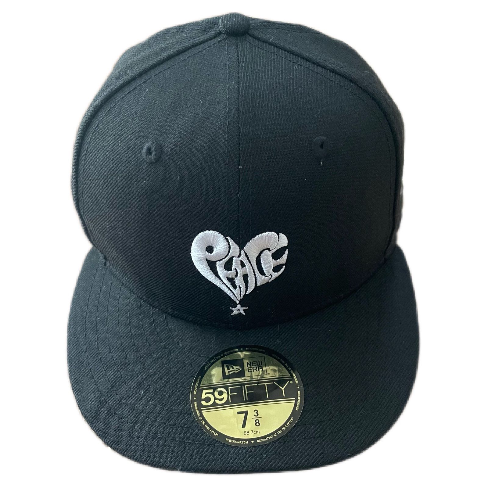 STUSSY PEACE NEW ERA CAP 58.7cm - メルカリ