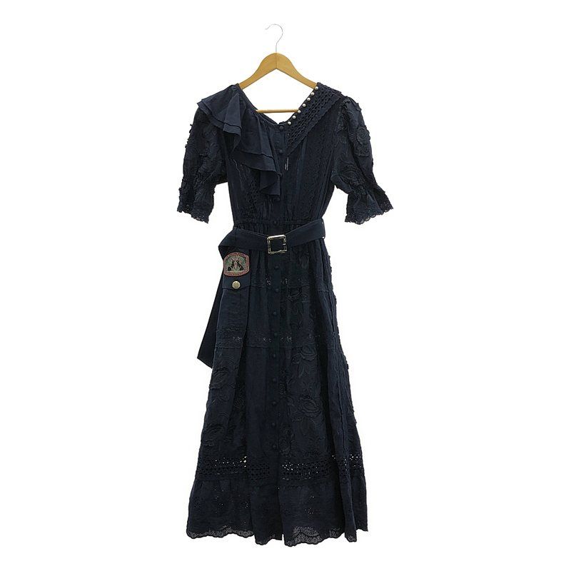 rurumu: エンブロイダリーベルテッドワンピース20ss レース rurumu: エンブロイダリーベルテッドワンピース20ss レース