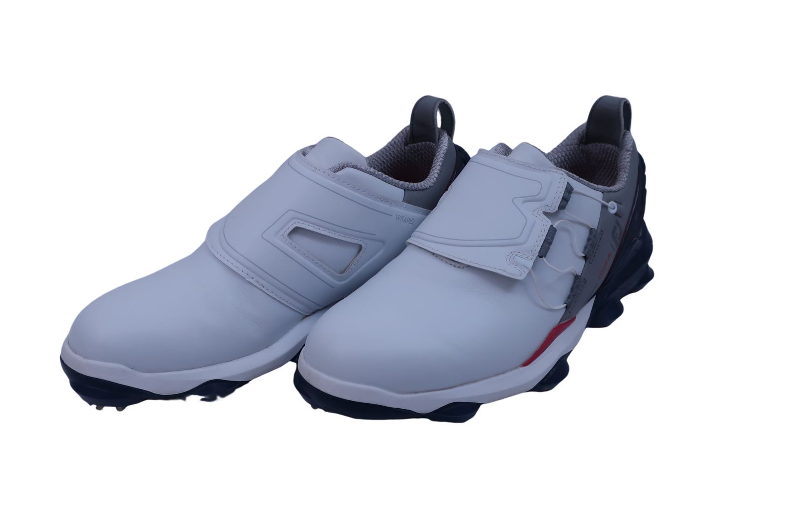 美品】FOOTJOY(フットジョイ) ダイヤル式ゴルフシューズ 白紺 メンズ 