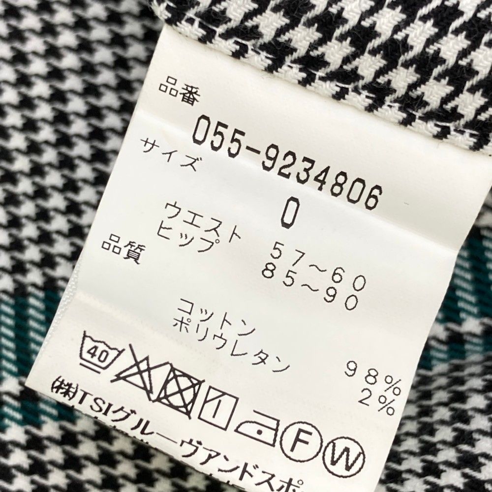 サイズ：0 PEARLY GATES パーリーゲイツ  ストレッチスカート グレンチェック柄 ホワイト系 [240101456268] ゴルフウェア レディース ストスト サイズ：0 PEARLY GATES パーリーゲイツ ストレッチスカート