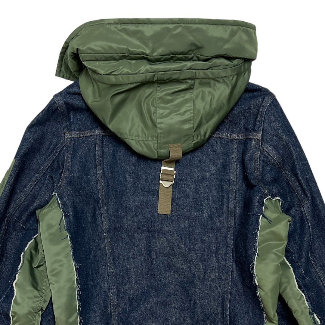 sacai x A.P.C 19SS Bonjor sacai Limited Docking Denim Jacket 