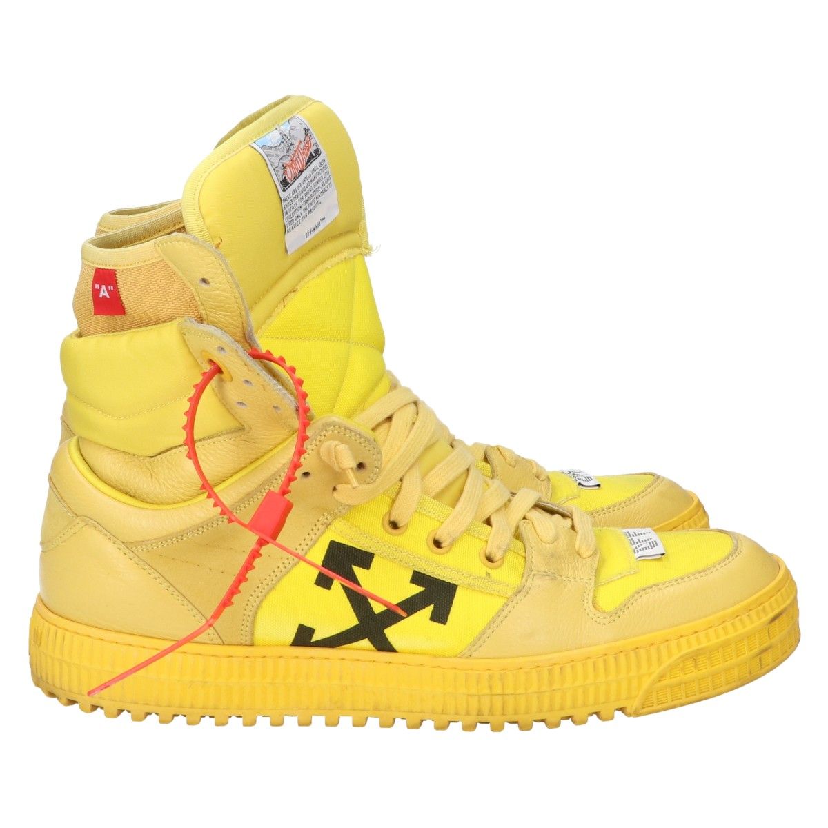 OFF-WHITE オフホワイト 19SS Off Court Sneaker ハイトップ スニーカー 42