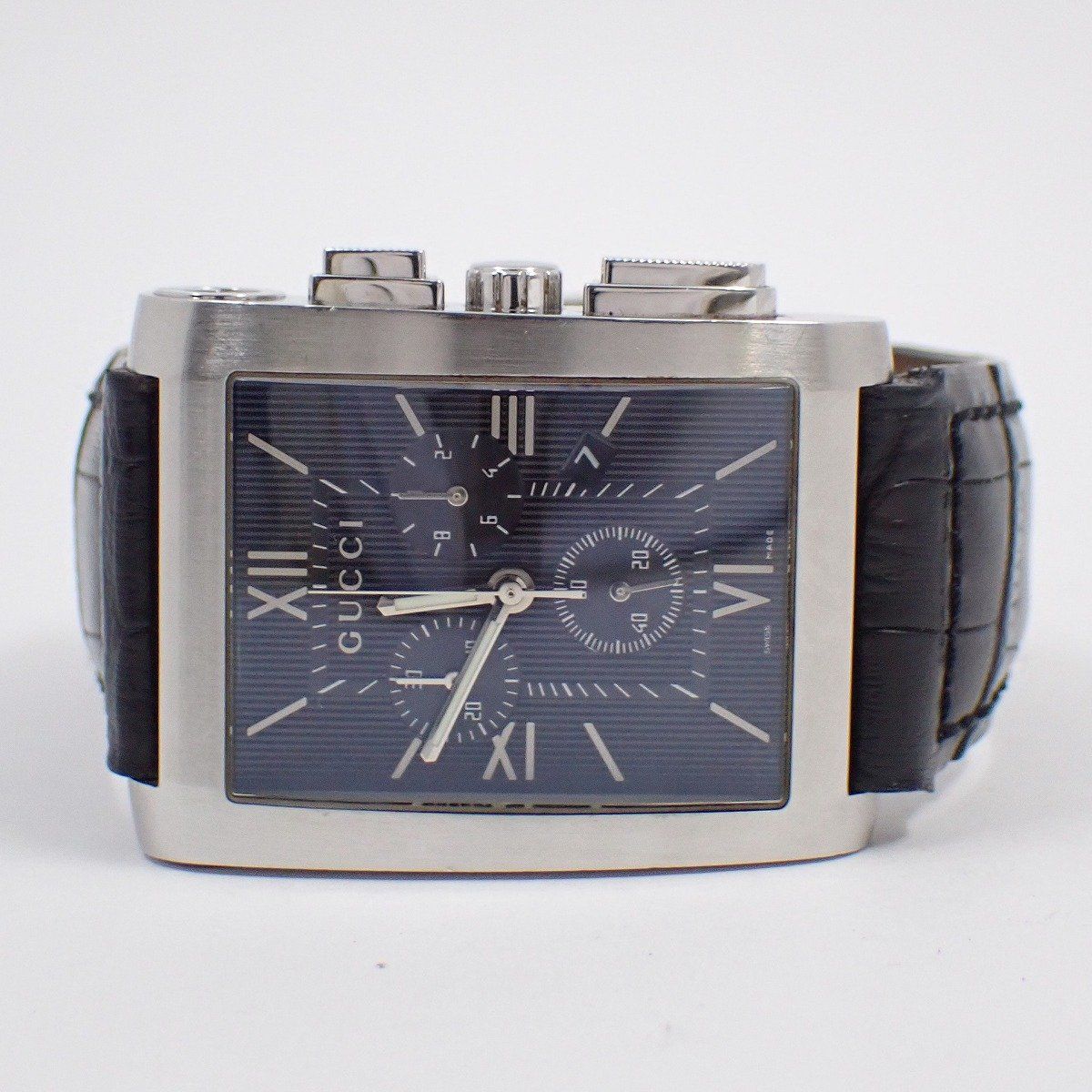 GUCCI グッチ 8600M Gメトロ クロノグラフ 腕時計 正規品 GUCCI - 美品！【GUCCI】グッチ 8600M Gメトロ クロノグラフ