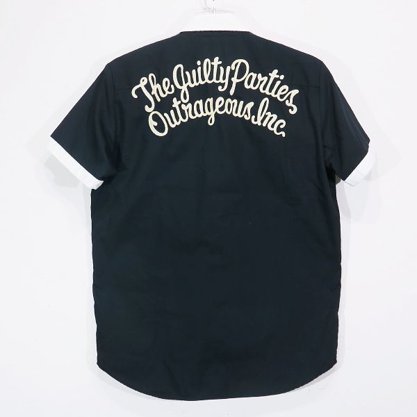 WACKO MARIA ワコマリア GUILTY PARTIES S/S BOWLING SHIRT ギルティーパーティーズ ボーリング シャツ ブラック ショートスリーブ 半袖