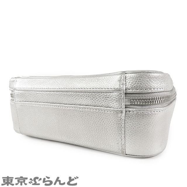 シャネル CHANEL CCフィグリー バニティバッグ A93343 シルバー