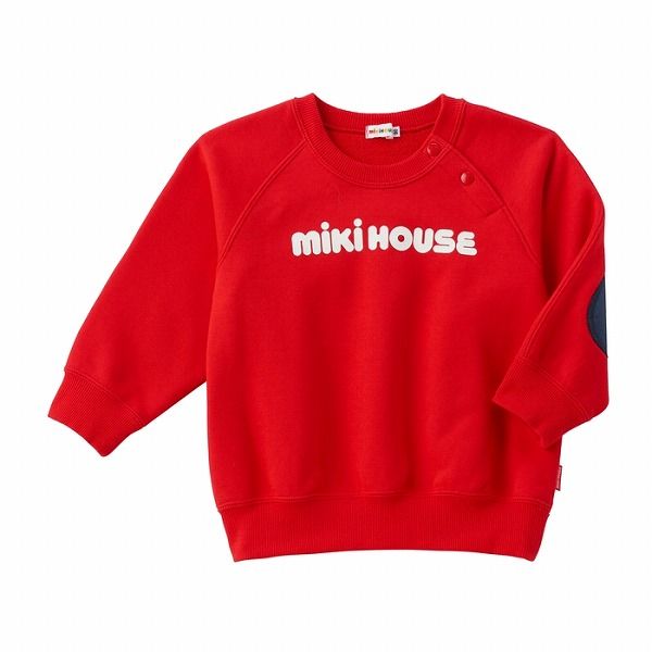 MIKIHOUSE ロゴトレーナー 120cm MIKI HOUSE mikihouse【ミキハウス】ミキハウスロゴ トレーナー